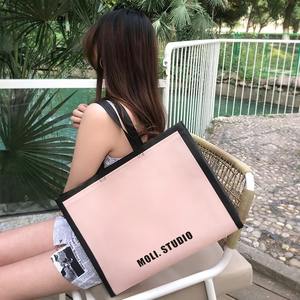 Venta al por mayor de papel reutilizable de color personalizado, embalaje ecológico duradero, bolsas de asas de diseño libre, bolsas de regalo impresas con logotipo - Product Image 1