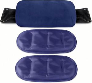 Practical Reusable (3-piece Set) Hot and Cold Gel Wrap for Joint Pain and Muscle Soreness, Adjustable, Pain Relief <b>Compress</b> <b>Bag</b> - Product Image 3