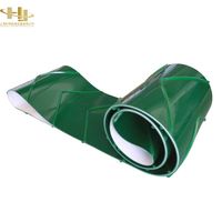 Bande transporteuse en PVC pour le transport de cartons et de colis en entrepôt et en distribution logistique avec surface résistante à l'usure