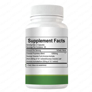 Organik Graviola Soursop Yaprağı Kapsülleri Özel Etiketli Bağışıklık ve Bağırsak Sağlığı Takviyesi Graviola Soursop Kapsülleri - Product Image 2