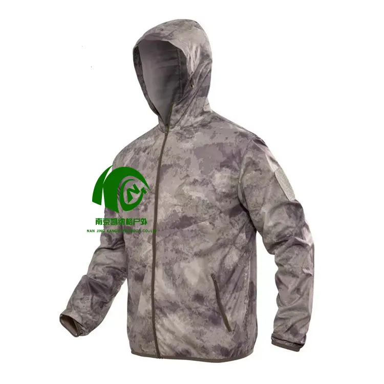 KANGO Portable boys' Breathable summer men jacket for male cooling sport jacket summer windbreaker jacket