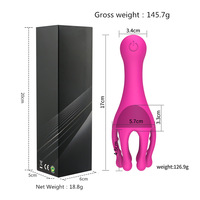 Masturbateur vibrant Octopus à chargement magnétique pour hommes, entraîneur d'exercice pénien, type 'Airplane Cup'
