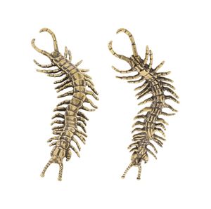 Millepiedi gigante millepiedi statua millepiedi mille zampe re ottone ornamentale opera d'arte decorativa da collezione - Product Image 6