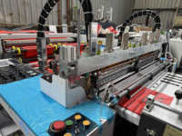 Ligne de production entièrement automatique de sacs en plastique pour t-shirts et t-shirts en nylon, machines de fabrication de sacs pour matériaux d'emballage