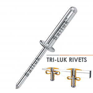 <span class=keywords><strong>Rivet</strong></span> aveugle en aluminium Bulbex à trois plis de Chine avec une conception durable à haute visibilité Normes DIN/GB/ISO/JIS Finition naturelle - Product Image 1