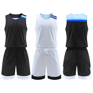 バスケットボールユニフォームリバーシブルバスケットボールスポーツウェアカジュアル男性用 - Product Image 3