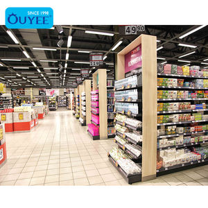 סופרמרקט לקשט עיצוב גונדולה מדפי סופרמרקט מדפי מתכת ענק היפרמרקט מדף מדף מדפי - Product Image 2