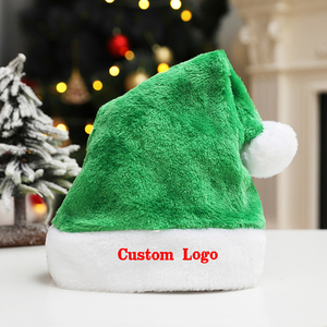 Unisex Custom Red Classic Santa Claus Hat Promotional Party Supply