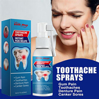 Spray Yatongning pour le soulagement des maux de dents et des caries, solution antibactérienne pour les douleurs gingivales, soulagement instantané de l'enflure