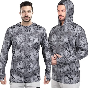 Camisa de Pesca Personalizada con Logotipo Sublimado, Color Azul Marino, Poliéster, Protección UV, Manga Larga para Hombre - Product Image 3