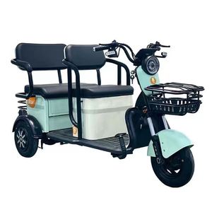 รถสามล้อไฟฟ้าสตาร์ 48V 3 ที่นั่ง แบบเปิดโล่ง สำหรับผู้สูงอายุและครอบครัว - Product Image 2