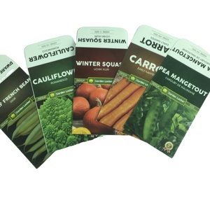 Custom small Biodegradable Vegetable Seed Package Envelope Packets