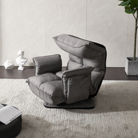 Fauteuil inclinable de relaxation commercial pour hôtels, villas et gîtes, commande en gros, direct usine, élégant, réglable, pliable et pivotant