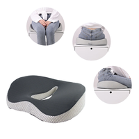 Oreillers lombaires en mousse à mémoire de forme confortables de qualité supérieure et coussins de siège coussins de dos remplis d'air pour l'utilisation de la chaise de bureau