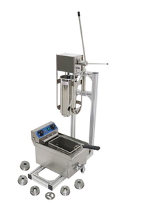 Máquina Pequeña R&M para Hacer Churros Españoles Manual, Automática y Eléctrica con Freidora a Gas y Tanque para Freidora Eléctrica de Churros - Product Image 3