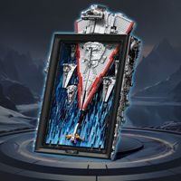 Zhenzhuan 99007 Interstellar Art - Juego de Bloques de Construcción de Aviones 3D de Plástico, Juguete Educativo para Niños, Más de 800 Piezas, Funciona con Batería