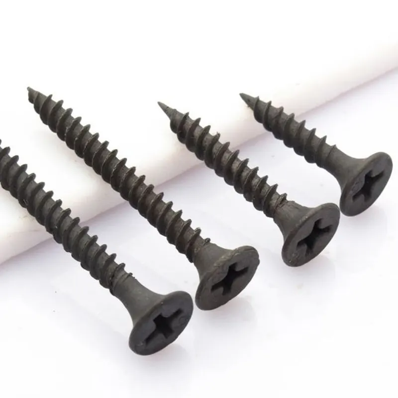 Black Phosphate Drywall Screws coarse thread fine thread 3.5*25mm tornillos gypsum board screws