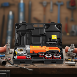 Roscadora de Tubos Eléctrica de 2300 W con 4 Terrajas de 1/2" a 1 1/4" 110V, Kit Portátil de Roscado de Tubos con Motor de Cobre - Product Image 2