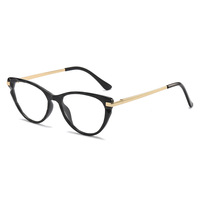 Lunettes photochromiques Anti Lumière Bleue Pc Métallique Petit Cateye Hawksbill Femmes Femme Gafas Fotocromaticas Blocage De La Lumière Bleue