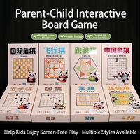 Ensemble de jeux de société éducatifs pliables pour enfants, personnalisable et tout-en-un, avec emballage en boîte colorée
