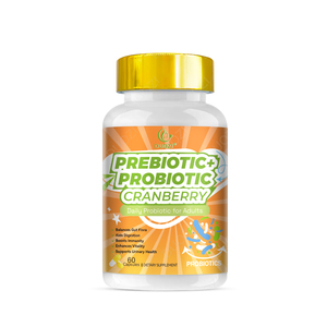 Cápsulas de Arándano Prebiótico y Probiótico DUOZI, 60 Unidades, Soporte Digestivo Diario para Adultos, Suplemento Dietético Vegano - Product Image 1