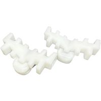Chaîne à lattes en plastique pour assemblage automobile, de qualité industrielle, résistante à la chaleur, à petit rayon et à dessus plat