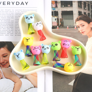 Poupée sauteuse en peluche de dessin animé pour enfants, jouet anti-stress unisexe, âge 2-4 ans, en plastique - Product Image 1