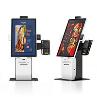 Machine de paiement de terminaux de kiosque de caisse enregistreuse d'Aonpos avec le lecteur de cartes