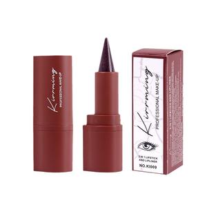 Paket Rias <span class=keywords><strong>3</strong></span>-in-1 Matte Laris Manis Tahan Air Tahan Lama dengan Bahan Mineral Pensil Alis Eyeliner Lipstik dalam 4 Warna - Product Image 3
