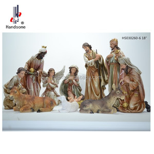 Estatuas <span class=keywords><strong>de</strong></span> Nacimiento <span class=keywords><strong>de</strong></span> <span class=keywords><strong>18</strong></span> Pulgadas al por Mayor para Decoración del Hogar, Escena Religiosa Católica Cristiana <span class=keywords><strong>de</strong></span> Navidad Personalizada - Product Image 4