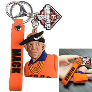 2024 los más nuevos regalos de Feliz Año Nuevo Sneaker Cute Cartoon 3D Tiger Dolls PVC llavero de goma encanto llavero con lindo animal - Product Image 6