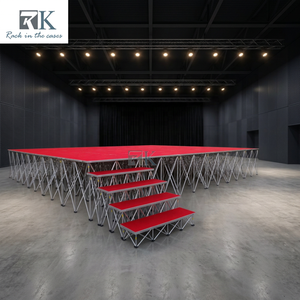 เวทีประชุมแบบพกพา ติดตั้งง่าย รุ่น Spider Riser Stage - Product Image 2