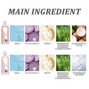 Marque privée Anit naturel-La perte de cheveux renforce la croissance Soins capillaires Repousse des oignons rouges Ensemble de shampoing et d'après-shampoing à la biotine - Product Image 5