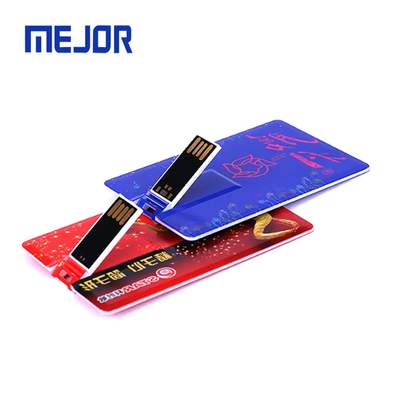 Slim thẻ nhớ chìa khóa 32G xoay bút ổ đĩa 16g Quà tặng khuyến mãi 4G U Flash đĩa OEM 8G USB thẻ tín dụng