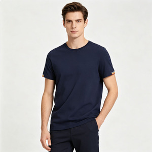 <span class=keywords><strong>T</strong></span>-<span class=keywords><strong>shirt</strong></span> classique <span class=keywords><strong>bleu</strong></span> <span class=keywords><strong>marine</strong></span> |   Style intemporel pour toutes les occasions - Product Image 2