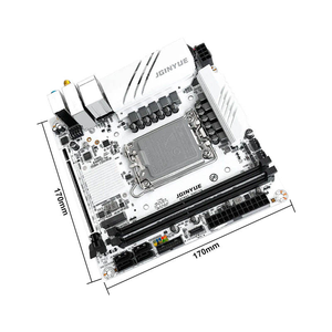 เมนบอร์ด JGINYUE Desktop Itx B760I-Gaming B760i รุ่นใหม่ รองรับ LGA 1700 สำหรับซีพียู Core I3/i5/i7/i9 รุ่นที่ 12-13 รองรับหน่วยความจำ DDR4 JGINYUE Desktop Itx B760I - Product Image 3