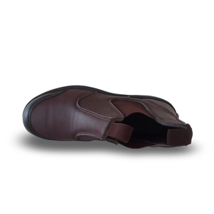 Botas de seguridad para el trabajo para hombre, zapatos de cuero negro, puntera de acero resistente al aceite, a buen precio - Product Image 5