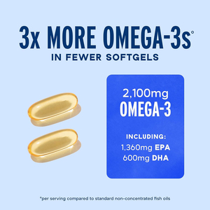Oméga 3 et huile de poisson de haute qualité, marque privée, favorisent la santé du cœur, du cerveau, de la vision, de l'immunité, des articulations et de l'humeur, en gélules. - Product Image 3