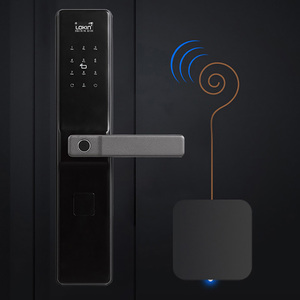 Aluminum Security Combination <strong>Portable</strong> Intelligent Safety Electronic Card Digital Biometric Fingerprint Tuya Smart Door <strong>Locks</strong> - Product Image 5