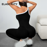 Traje de Yoga de Una Pieza Personalizado para Mujer, con Efecto Levanta Glúteos, Absorbe la Humedad, Ropa Deportiva Todo en Uno para Gimnasio, Pilates y Entrenamiento Diario