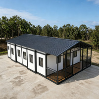 Maison préfabriquée en structure acier, pliable et extensible, prête à être expédiée, maison mobile préfabriquée, petite maison 2, 3, 4, 5 chambres