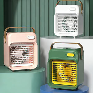 Mini ventilateur rafraîchisseur d'air portable, petit climatiseur, ventilateur de refroidissement compact, ventilateur pulvérisateur pour dortoir, maison, bureau, petit appareil de refroidissement. - Product Image 3