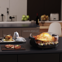 Four à Friture Sans Huile Électrique Moderne 4L OEM en Gros avec Fonction Cuisson et Construction en Plastique