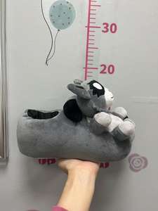 Animal en peluche personnalisé pour enfants, pantoufles d'hiver en fourrure d'animal avec nouveau plancher d'intérieur créatif de taille libre - Product Image 5