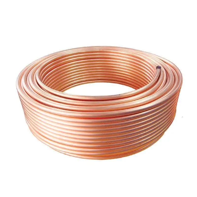 C10100 C10200 C11000 C11000 C11300 C11400 C11500 Tubo de cobre ovalado cuadrado redondo Procesamiento de corte Tubo de cobre para aire acondicionado