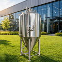 Cuve de fermentation conique en acier inoxydable SUS304 Tonsen 5000L-20000L pour grande brasserie artisanale