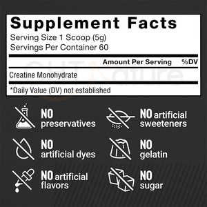 Chtnature ผง <span class=keywords><strong>Creatine</strong></span> โมโนไฮเดรต80 200ตาข่าย300กรัม/จาร์ครีเอทีน - Product Image 4