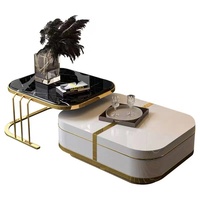 Meuble TV de luxe léger avec tiroir de rangement pour salon
