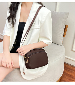 Sac bandoulière mini en PU pour créateur de mode, petit sac de shopping pour filles et femmes, <span class=keywords><strong>pochette</strong></span> d'épaule <span class=keywords><strong>portable</strong></span> à motif géométrique - Product Image 2