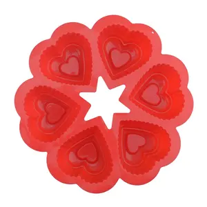 3 Pack Star Shapes Silicone Candy Mold Non-stick Fondant Baking